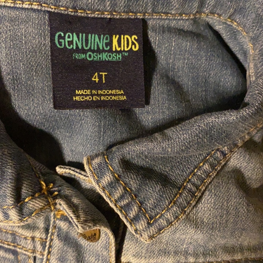 Genuine kids denim vest - Picture 2 of 4